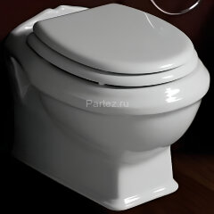 Унитаз подвесной Simas Arcade 365х435х510 безободковый &quot;Rimless&quot;, без сиденья, цвет белый (AR841bi)