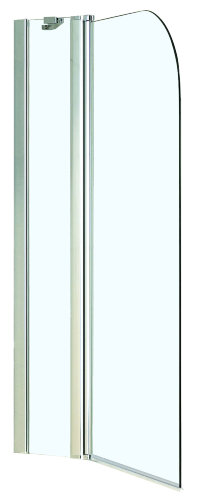 Шторка для ванны распашная Azario Merrit 110х140 цвет профиля серебро (AZ-NF6221 1100)