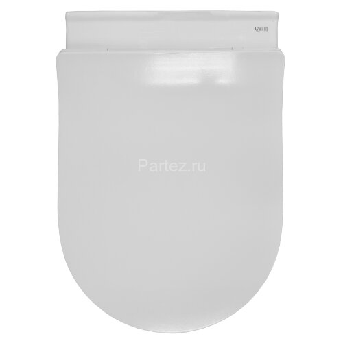 Унитаз подвесной Azario Pavia 530х355х360 безободковый, с ультратонким сидением микролифт (AZ-2142)