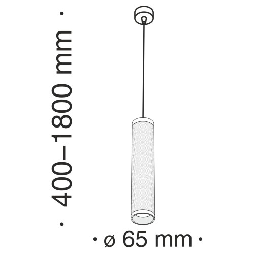 Подвесной светильник Maytoni P038PL-01B
