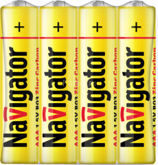 Элемент питания солевой AAA/R03 94 757 NBT-NS-R03-SH4 (уп.4шт) NAVIGATOR 94757