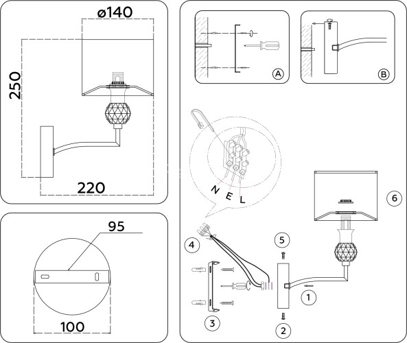 Бра Ambrella LH71135