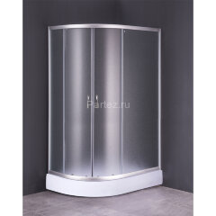 Душевое ограждение Loranto 120х80х195, низкий поддон 13 см, матовое стекло 4 мм (CS-827AR)