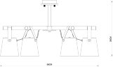 Потолочная люстра Arte Lamp A7032PL-6BK