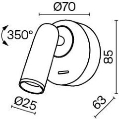 Бра Maytoni C038WL-L3W3K