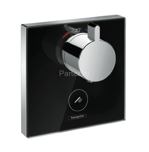 15735600 Термостат ShowerSelect Highflow с отдельным выводом для ручного душа, стеклянный, СМ