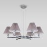 Подвесная люстра Eurosvet 60136/6 хром/серый