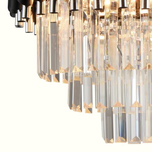 Подвесная люстра Natali Kovaltseva DARIAN 76017/5C CHROME BLACK