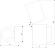 Настенный светильник Elektrostandard 40126/LED черный