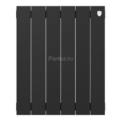 Биметаллический радиатор Royal Thermo PianoForte  500/100-6 (NoirSable)