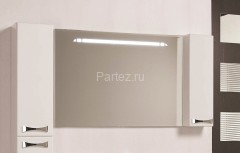 Зеркало-шкаф AQUATON Диор 100 с подсветкой, правый, белый (1A167902DR01R)