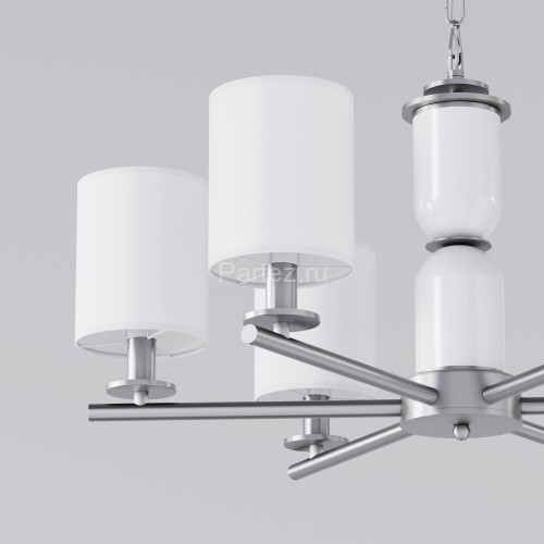 Подвесная люстра Eurosvet 60146/6 никель