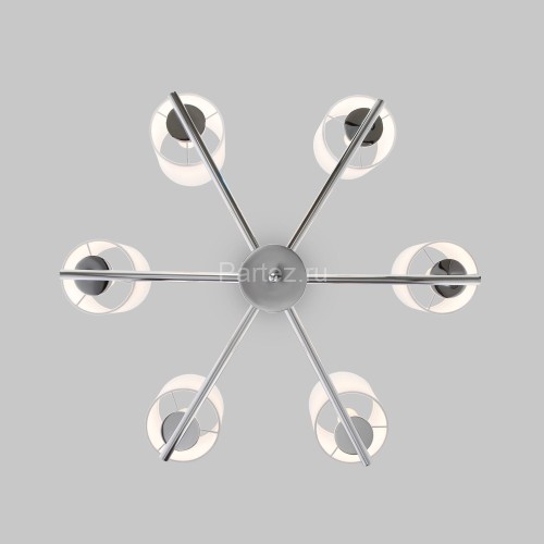 Подвесная люстра Eurosvet 60146/6 никель