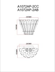 Бра Arte Lamp A1072AP-2AB