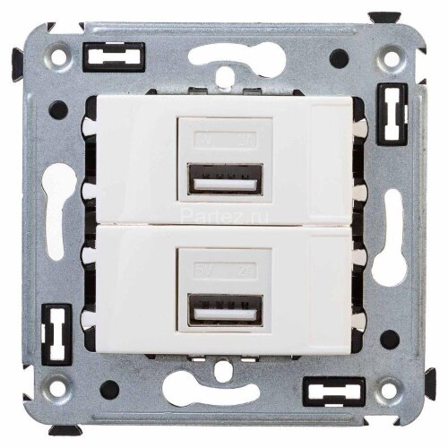 Устройство зарядное USB СП Avanti "Белое облако" DKC 4400543