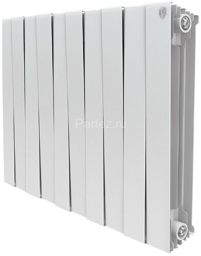 Биметаллический радиатор Royal Thermo PianoForte  500/100-8 (Bianco Traffico)