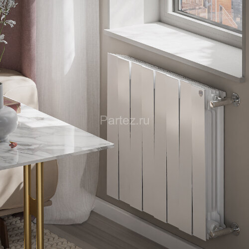 Биметаллический радиатор Royal Thermo PianoForte  500/100-8 (Bianco Traffico)