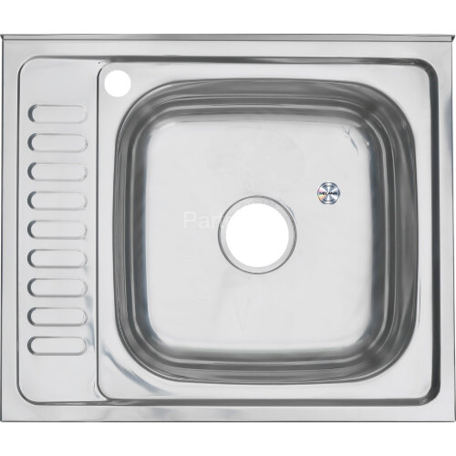 Мойка 6050 R MELANA 0,4/160 накладная прямоугольная (127 t R*20)