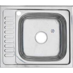 Мойка 6050 R MELANA 0,4/160 накладная прямоугольная (127 t R*20)