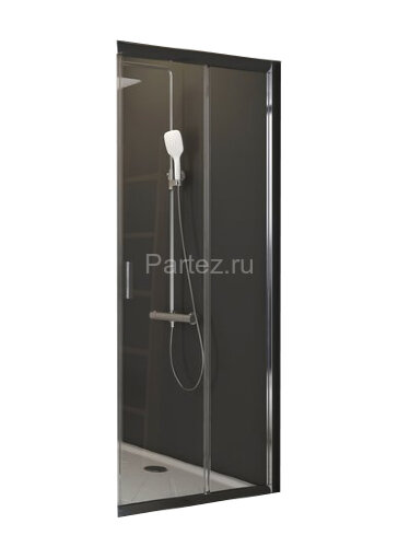 Душевая дверь Ravak Blix распашная 100х190, толщина полотна 6мм универсальная, цвет профиля сатин