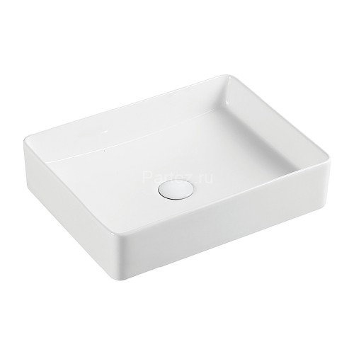 Раковина-чаша Azario 470х360х110 накладная, прямоугольная, матовый белый (AZ-2178-S-MW)
